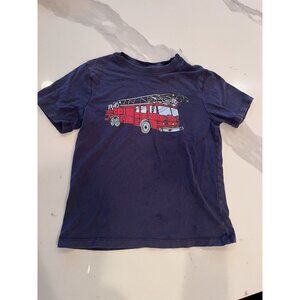 Hannah Fire truck Tee Size 8